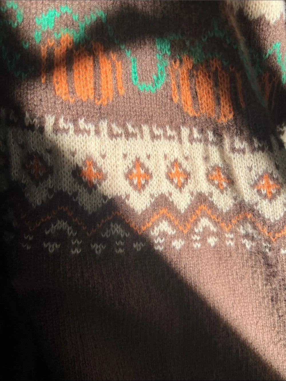 Woman’s comfy pumpkin sweater